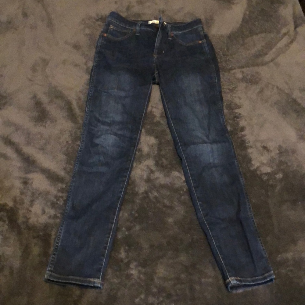 Dark wash denim Madewell skinny jeans